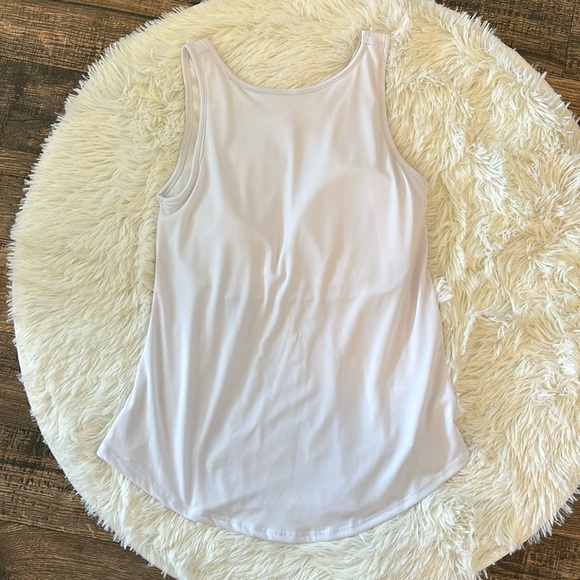 Small White built in bra tank - Picture 1 of 5